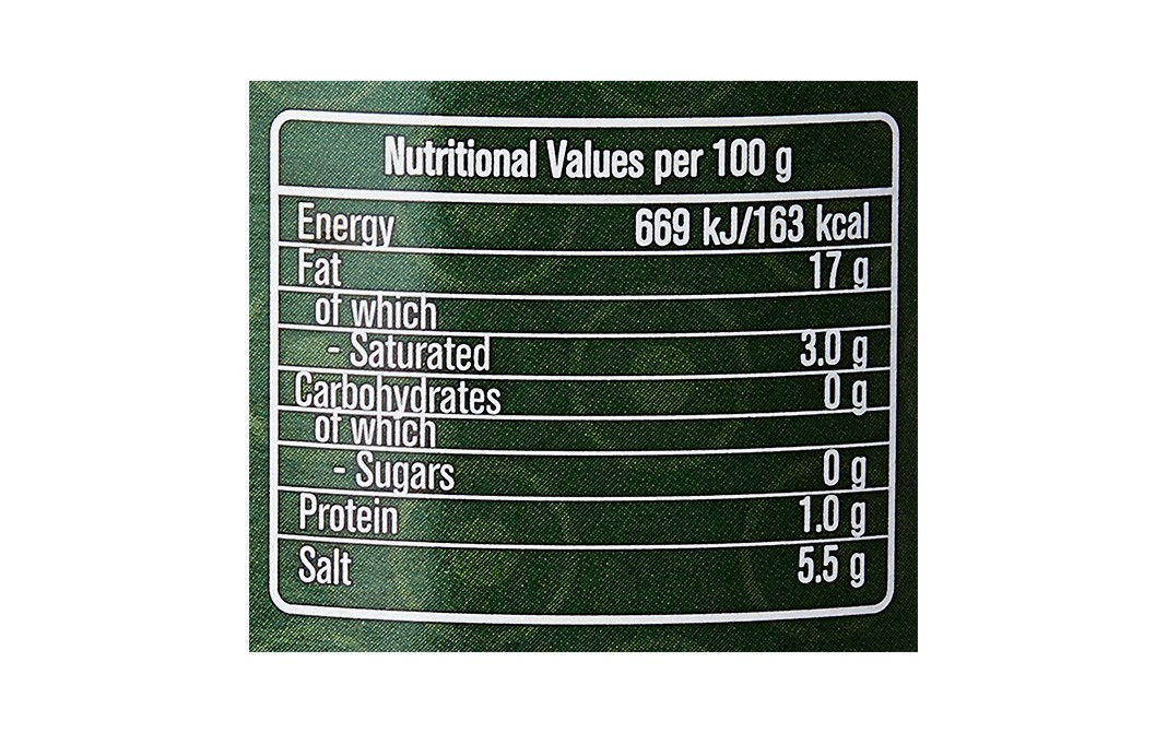 Borges Green Pitted Olives-    Glass Jar  450 grams